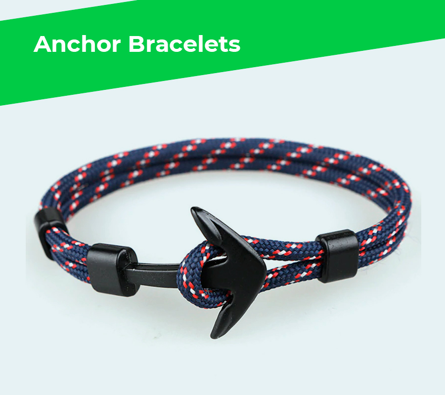 Anchor bracelets