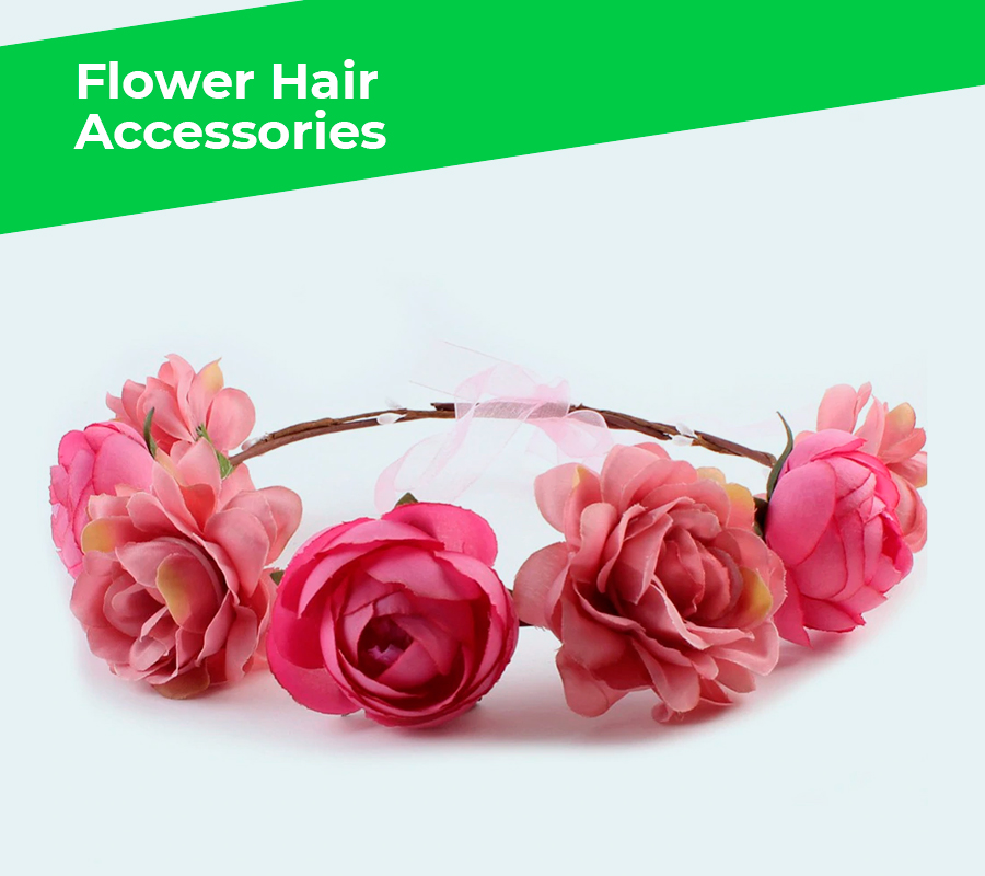 Flower hair accessories