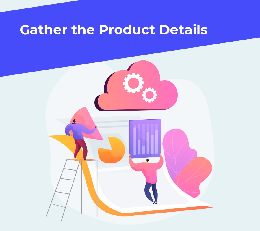 Gather the product details min