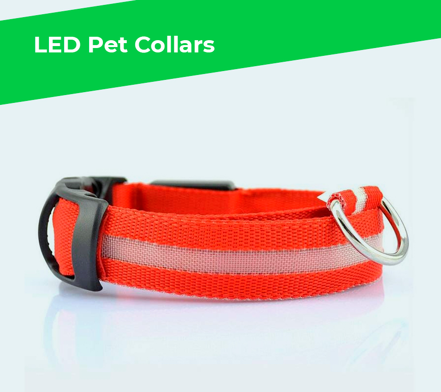 Led pet collars