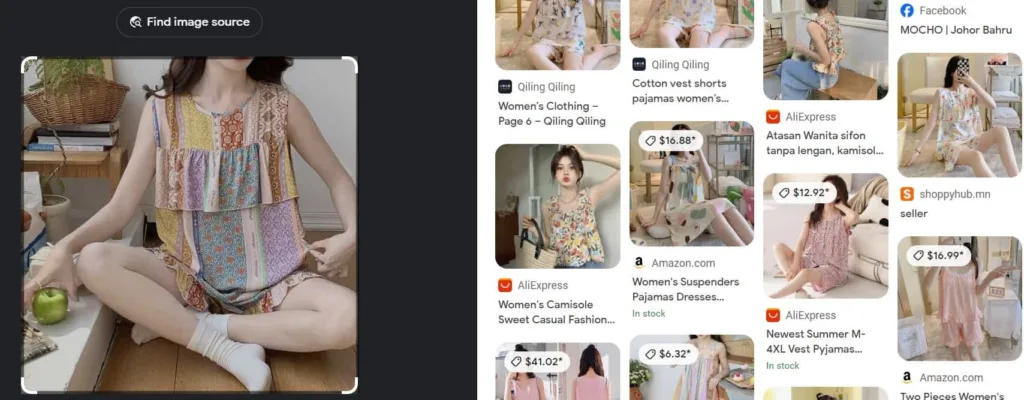 Same products in other stores optimized
