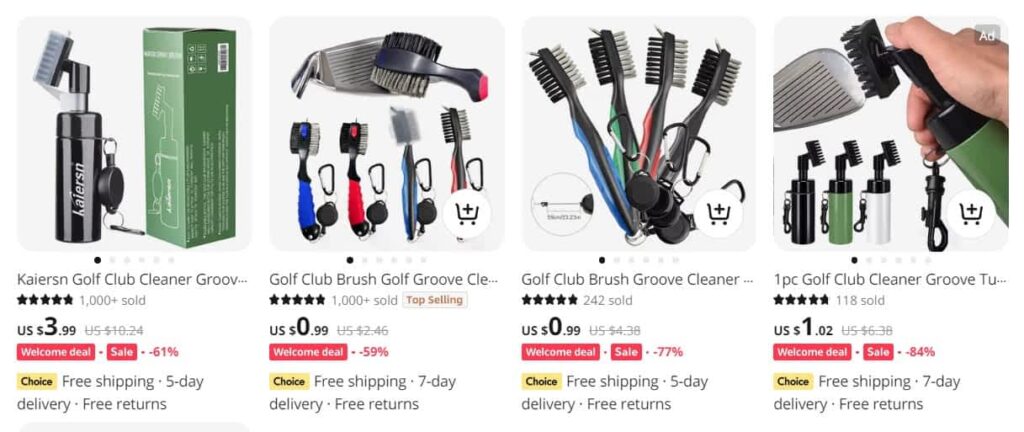 Golf club brush dropshipping