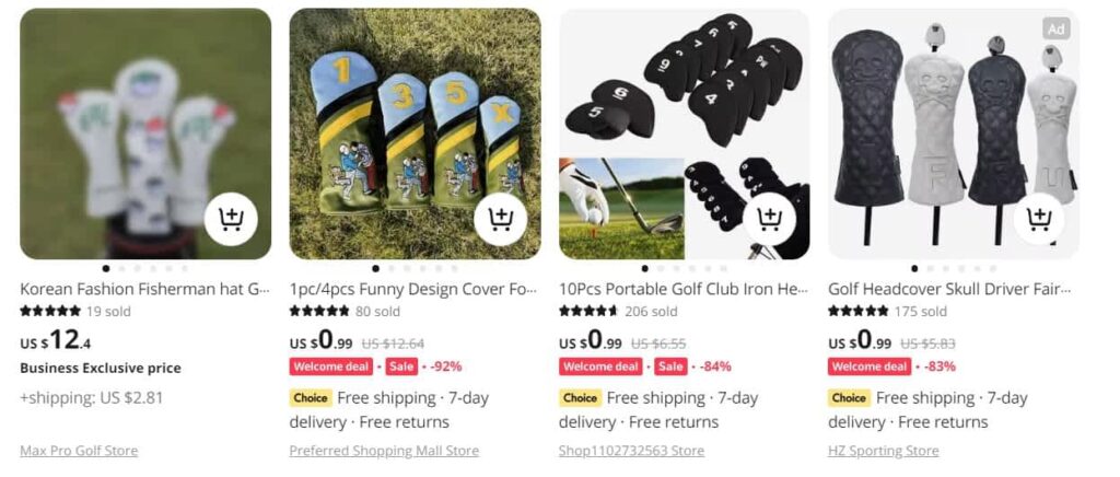 Golf headcover dropshipping