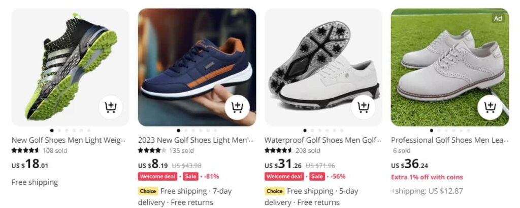 Golf shoes dropshipping