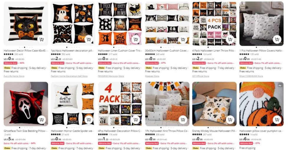 Halloween pillow covers