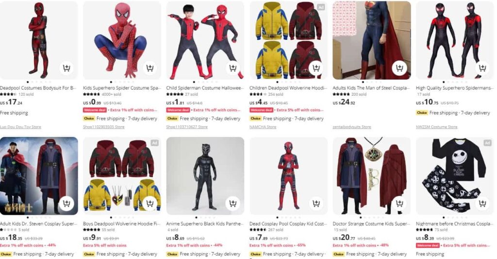Kids halloween costume superhero